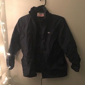 Lacoste Navy Blue Windbreaker